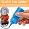 110 Pieces Free Hand Writer Bottles - 6 Easy Small Squeeze Bottles - 3 Each (1 and 2 Ounce) - Cookie Cutters, Cake and Baking Decoration, Food Coloring & Royal Icing Supplies for Writing (6 bottles)